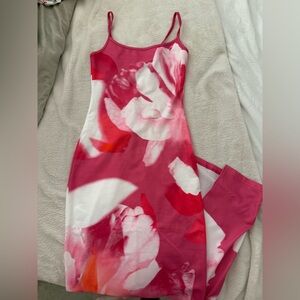 Floral bodycon dress